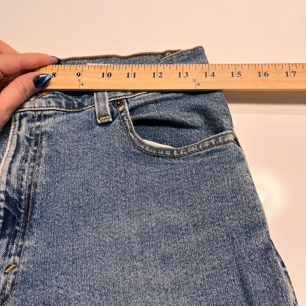 Levi's 550 High Rise Tapered Leg Relaxed Fit Jeans Size 10